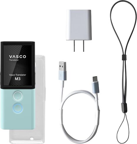 Vasco M3 Language Translator Device | The Only Translator with Free and Unlimited Internet in 200 Countries | Photo Translation | European Brand in Saudi Arabia