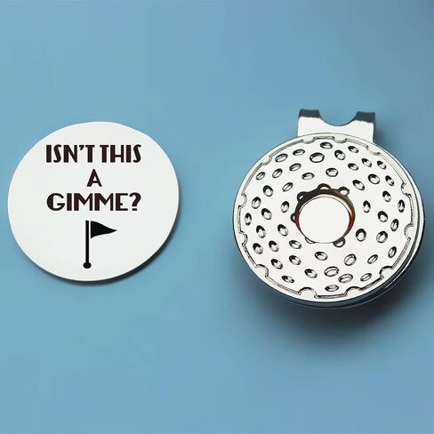 أليس هذا علامة كرة جولف Gimme - علامة جولف مضحكة مع مشبك قبعة مغناطيسي هدية مبتكرة للجولف - هدايا إكسسوارات الجولف لمحبي الجولف والرجال والأصدقاء in Kuwait