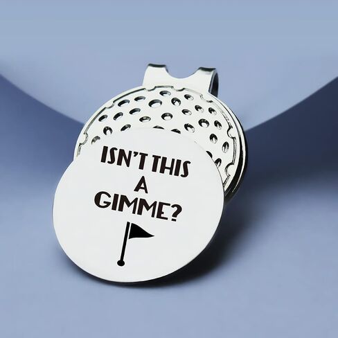 أليس هذا علامة كرة جولف Gimme - علامة جولف مضحكة مع مشبك قبعة مغناطيسي هدية مبتكرة للجولف - هدايا إكسسوارات الجولف لمحبي الجولف والرجال والأصدقاء in Kuwait