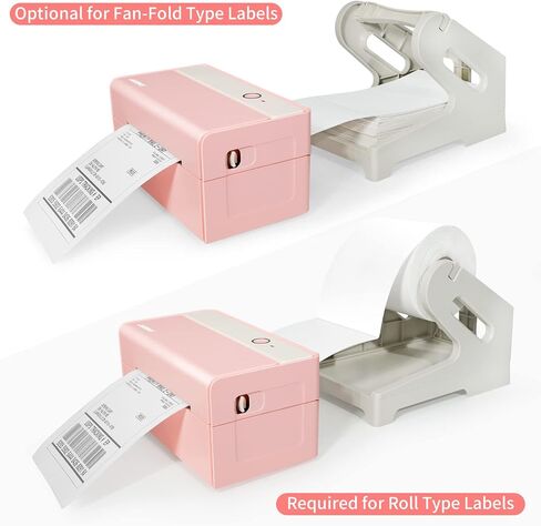 Jadens Label Holder for Rolls and Fan-fold Labels, Label Holder for Thermal Printer & Label Printer Shipping Supplies, White (Label is Not Included) in Saudi Arabia