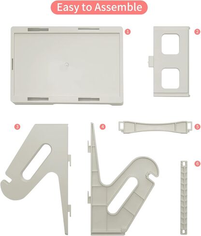 Jadens Label Holder for Rolls and Fan-fold Labels, Label Holder for Thermal Printer & Label Printer Shipping Supplies, White (Label is Not Included) in Saudi Arabia