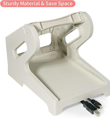 Jadens Label Holder for Rolls and Fan-fold Labels, Label Holder for Thermal Printer & Label Printer Shipping Supplies, White (Label is Not Included) in Saudi Arabia