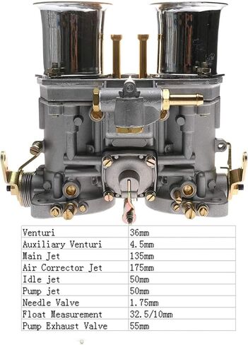 44 استبدال المكربن ​​لجيش الدفاع الإسرائيلي لـ Weber 2 Barrel 1968-1979 Beetle Fiat 18990030 in Kuwait
