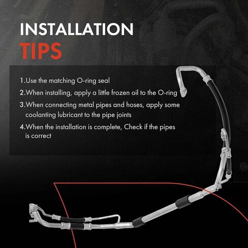 A-Premium A/C Suction and Liquid Line Hose Assembly Compatible with Hyundai Sonata 2015-2017 1.6L 2.0L 2.4L in Saudi Arabia