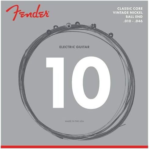 Fender Classic Core Electric Guitar Strings, Vintage Nickel, Ball End, 155L .009-.042 in Saudi Arabia