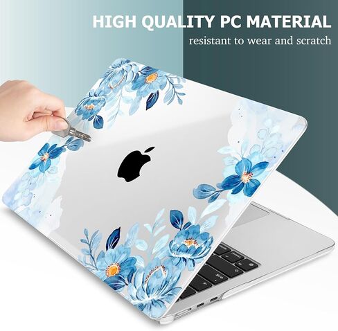 May Chen متوافق مع حافظة MacBook Air 13.6 بوصة 2024 2023 2022 إصدار طراز A3113 M3 A2681 M2 Chip، حافظة بلاستيكية صلبة لجهاز MacBook Air 13.6 بوصة مع شاشة Retina سائلة، تقليدية in Kuwait