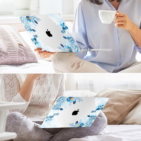 May Chen متوافق مع حافظة MacBook Air 13.6 بوصة 2024 2023 2022 إصدار طراز A3113 M3 A2681 M2 Chip، حافظة بلاستيكية صلبة لجهاز MacBook Air 13.6 بوصة مع شاشة Retina سائلة، تقليدية in Kuwait