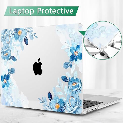 May Chen متوافق مع حافظة MacBook Air 13.6 بوصة 2024 2023 2022 إصدار طراز A3113 M3 A2681 M2 Chip، حافظة بلاستيكية صلبة لجهاز MacBook Air 13.6 بوصة مع شاشة Retina سائلة، تقليدية in Kuwait