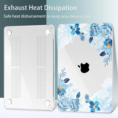 May Chen متوافق مع حافظة MacBook Air 13.6 بوصة 2024 2023 2022 إصدار طراز A3113 M3 A2681 M2 Chip، حافظة بلاستيكية صلبة لجهاز MacBook Air 13.6 بوصة مع شاشة Retina سائلة، تقليدية in Kuwait