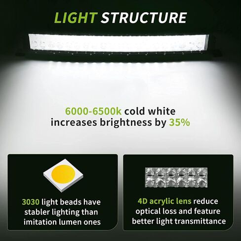 شريط إضاءة LED AUTOSAVER88 4D 32 بوصة منحني ضوء عمل LED 300 وات مع مجموعة أدوات تسخير الأسلاك 10 أقدام، مصباح ضباب للقيادة على الطرق الوعرة 30000 لومن، أضواء القوارب البحرية IP68 مضادة للماء وشعاع كومبو للفيضانات in Saudi Arabia
