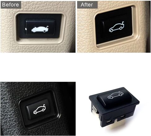 الباب الخلفي فتح غطاء التبديل الخلفي الجذع مزلاج التبديل الجمعية استبدال لسيارات BMW E90 F30 E60 F10 F11 E84 F22 F23 F25 E81 E82 F01 F32 X1 X3 Z4 زر تحرير الجذع 61319200316 61316921846 in Saudi Arabia