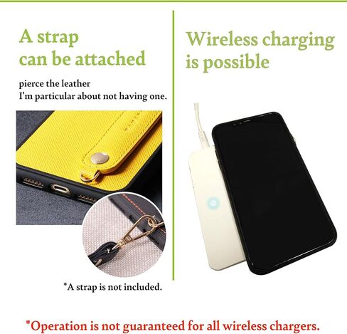 Hanatora] حافظة iPhone 12/12 Pro، جلد سافيانو، حزام معصم، صناعة يدوية، غطاء ممتص للصدمات لهاتف iPhone 12/12 Pro أزرق in Kuwait