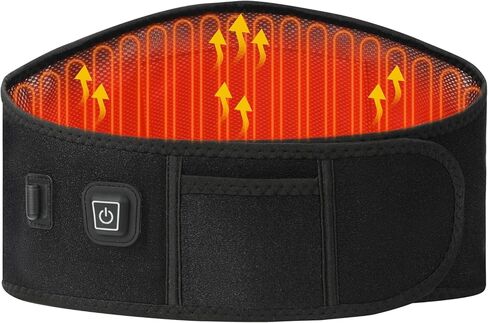 USB Heating Pad for Back Pain Relief, ALLJOY Portable USB Travel Heating Pad with USB Connector for Travel/Car, Auto Shut Off & 3 Heating Levels, Heating Pad for Abdomen Cramps, Back, Shoulder, Leg in Kuwait