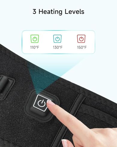 USB Heating Pad for Back Pain Relief, ALLJOY Portable USB Travel Heating Pad with USB Connector for Travel/Car, Auto Shut Off & 3 Heating Levels, Heating Pad for Abdomen Cramps, Back, Shoulder, Leg in Kuwait