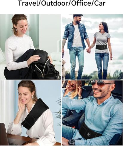 USB Heating Pad for Back Pain Relief, ALLJOY Portable USB Travel Heating Pad with USB Connector for Travel/Car, Auto Shut Off & 3 Heating Levels, Heating Pad for Abdomen Cramps, Back, Shoulder, Leg in Kuwait