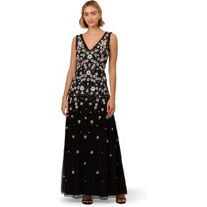 Adrianna Papell Women's Women Beaded Bression