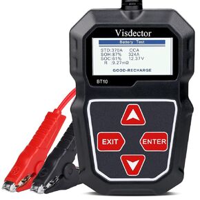 BT10 CAR Battery Tester 12V 100-2000 CCA TESTER DIGITAL BATTERS