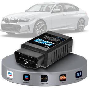 BM3 WiFi Adapter, Support Ethernet and WiFi to OBD2 Diagnostic&Coding Scanner Tool for BMW F/G/I/Mini Series,Compatible with BootMod3,BimmerCode,MHD,ISTA,Car Code Reader for iOS,Android,Windows