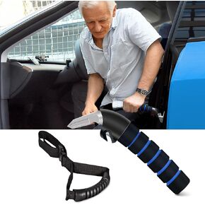Car Handle Assist for Elderly Car Door Handle, Mobility Car Assist Transfer Support Handle, Multifunction Automotive Grab Handles, Aids for Disabled and Elderly（2Pack, Red）