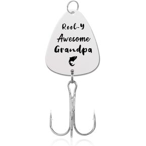 Grandpa Dad Fathers Day Birthday Gift Fishing Lures for Men Dad Father in Law for Papa Father Grandfather