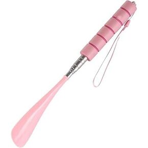 1pc Pink Shoe Horn-Retractable Shoe Horn,Easily Use Extended Shoe Horn,Wear Shoes without Bending,Suitable for People of Different Heights,Comfortable Handle for Men Women,Shoe Accessories
