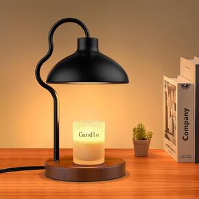 Candle Warmer Lamp, Candle Lamp with Timer & Dimmable, Vintage Home Decor House Warming Gift & Christmas Gifts, Wax Melts Warmer for Jar Candles with 2 Bulbs