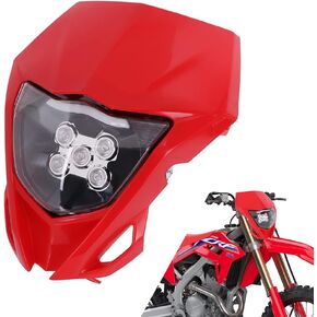 مصباح القلق الأوساخ الدراجة ، دراجة نارية LED LED Universal Universal لـ YZ125 YZ250 TTR230 YZ250F YZ450F DRZ400 WR250F WR450F معظم الدراجة الأوساخ Supermoto Enduro Motocross Blue