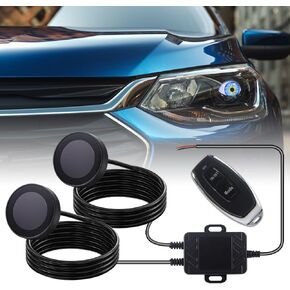 Sidaqi الشيطان مصابيح العين للسيارات دراجة نارية 12-36V LED مصابيح أمامية ديناميكية العيون مع عدسة عالية الدقة 6 عين العين مصابيح العيون