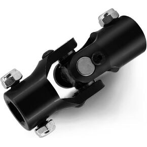 13/16" -36 Spline x 3/4" DD Black Steering Universal Joint Single U Joint Shaft,Total Length: 96mm (3-3/4")
