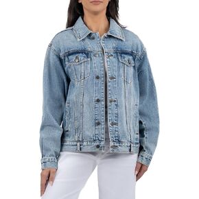 KUT from the Kloth Emmy Boyfriend Jacket with Drop Shoulder, 100% Cotton
