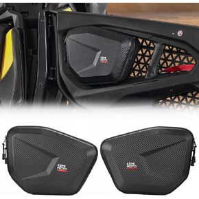 KEMIMOTO Upper Door Bags Semi-Rigid Compatible with Can-Am Maverick R 2024+ All Models, 5.5L Water-Resistant EVA, Pack of 2, Front Door Only