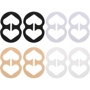 8 PCS Bra Clips to Make Racerback, Anti-Slip Bra Hooks, Bra Clips to Hide Straps, Racerback Bra Strap Clip for Conceal Hide Straps