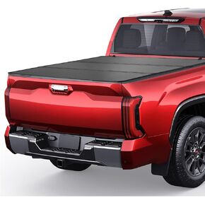 Bdfhyk 5'6 "قسوة TRI-Fold Bed Truck Bed Tonneau Cover متوافقة مع 2022-2025 Toyota Tundra 5.6 قدم (67.2") ، غطاء القفل الثقيلة مع مقاومة للماء ، مضاد للأحر