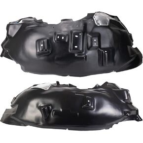 TRQ Front Inner Fender Liner Set Compatible with 2015-2020 Ford F-150 FO1248162 FO1249162