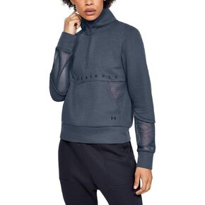 تحت Armor Women's Women Unplable Move Light 1/2 Zip Mock