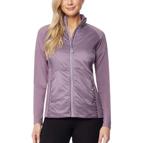 32 DEGREES Ladies' Lightweight Mixed Media Jacket (Haze Plum, L)