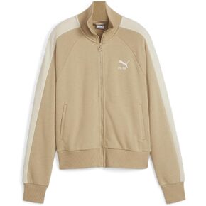 Puma Women's T7 French Terry Jacket (متوفر بأحجام زائدة)