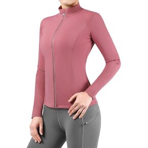 Harrison Howard Women's Lightweight Athletic Jacket With Long-Sleeve and Full Zip Warm Equestrian Horse Riding Jacket