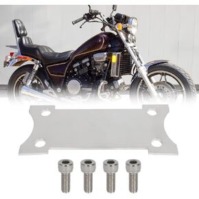 Fork Brace Support Kit Motorcycle Front Fork Saver Guard for Honda V45 Magna VF700c VF750c Shadow VT700c VT750c GL650, 304 Stainless Steel Silver