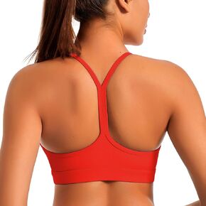 Smooth Sports Bras for Women Workout Tops Y-Back Padded Yoga Bra Basic Wireless Bra