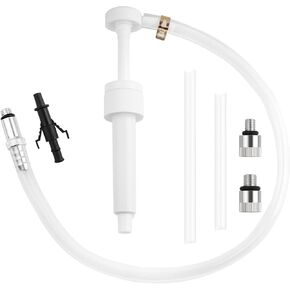 Transmission Fluid Pump Kit,Fluid Transfer Pump Automotive with 3/8" Swivel and 8mm 10mm Adapters for Oil Water,Multi-Purpose Gear Oil Pumps and Differential Fluids Pumps
