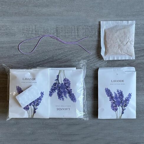 Jasmine Sachets, Fresh Scents Sachet Packets, Hanging Scent, Lavender Bags for Drawers and Closets, Closet Decor, Prayer Closet Essentials, Sachets Bags Drawer Deodorizers Home Fragrance, 6 Packs in Kuwait