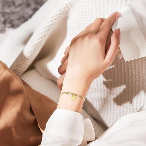 سوار Tughra Gold Locket للنساء ، 925 Sterling Silver Heart Bracelet Bracelets Memorial Memoriake Home Moles for Mom ، الزوجة ، عيد ميلاد الأم الابنة in Kuwait