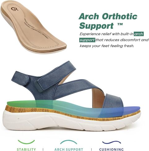 ORTOREX Women Arch Support Sandals Orthotic Comfortable Walking Sandals in Saudi Arabia