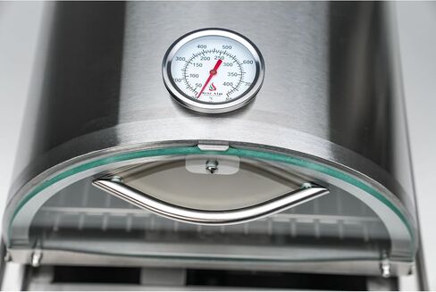 مونت البي فرن صنع بيتزا غاز محمول من الستانلس ستيل يوضع على سطح الطاولة من مابز-اس اس اس - يتضمن حجر البيتزا in Kuwait