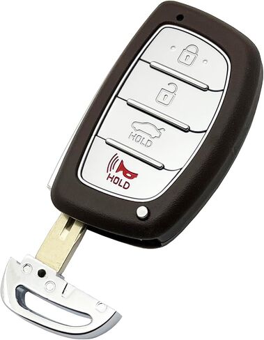 استبدال حالة Smart Key FOB Shell لـ Hyundai Tucson Sonata Elantra 2015 2016 2017 2018 2019 2020 2021 Ceyless Entry Car Care (مع حامل البطارية) in Kuwait