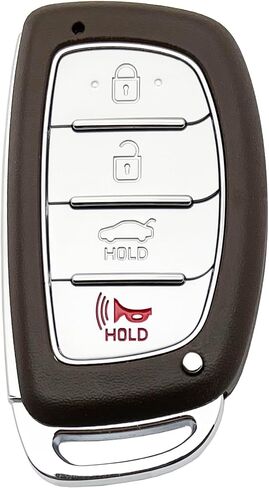 استبدال حالة Smart Key FOB Shell لـ Hyundai Tucson Sonata Elantra 2015 2016 2017 2018 2019 2020 2021 Ceyless Entry Car Care (مع حامل البطارية) in Kuwait