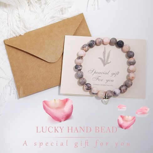 Get Well Soon Gifts for Women,Natural Stone Healing Bracelet, Inspirational Gifts for Women in Saudi Arabia