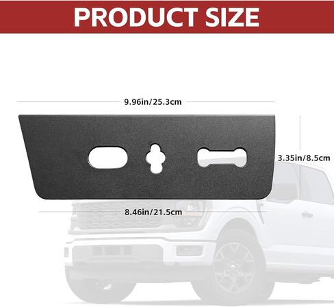 Front Passenger Seat Switch Housing Panel Bezel, Compatible with 2009 2010 2011 2012 2013 2014 F0rd F150, Repace OE#9L3Z-14A706-CA (Black) in Kuwait