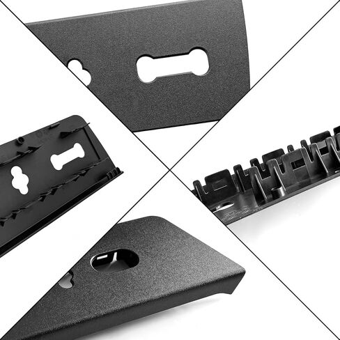 Front Passenger Seat Switch Housing Panel Bezel, Compatible with 2009 2010 2011 2012 2013 2014 F0rd F150, Repace OE#9L3Z-14A706-CA (Black) in Kuwait